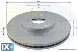ΕΠΙΧΡΙΣΜΕΝΗ ΔΙΣΚΟΠΛΑΚΑ ΕΜΠΡΟΣΘ.HONDA  ADC0552V 45251SEA300 45251SEAE30