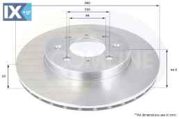 ΔΙΣΚΟΠΛΑΚΑ ΕΜΠΡΟΣΘ.HONDA  ADC0554V 45251S6FE10