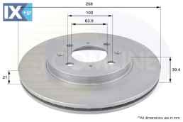 ΔΙΣΚΟΠΛΑΚΑ ΕΜΠΡΟΣΘ.HONDA  ADC0557V 45251SAAG50