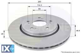 ΕΠΙΧΡΙΣΜΕΝΗ ΔΙΣΚΟΠΛΑΚΑ ΕΜΠΡΟΣΘ.HONDA  ADC0560V 45251SWAA00 45251SWWG01