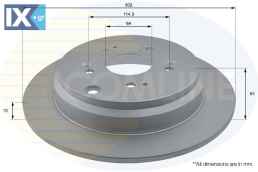 ΕΠΙΧΡΙΣΜΕΝΗ ΔΙΣΚΟΠΛΑΚΑ ΟΠΙΣΘ. HONDA  ADC0561 42510SWWG01 42510T1GG00