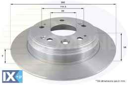 ΔΙΣΚΟΠΛΑΚΑ ΟΠΙΣΘ. HONDA  ADC0562 42510S9A000 42510S9AN00 42510SCAE00 42510SMCN00 42510SMCN01