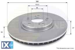 ΕΠΙΧΡΙΣΜΕΝΗ ΔΙΣΚΟΠΛΑΚΑ ΕΜΠΡΟΣΘ. HONDA  ADC0566V 45251TL0G50 45251TL0G51