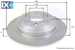 ΕΠΙΧΡΙΣΜΕΝΗ ΔΙΣΚΟΠΛΑΚΑ ΟΠΙΣΘ. HONDA  ADC0567 42510TL0G50 42510TL0G51