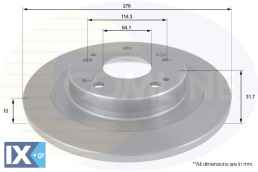 ΔΙΣΚΟΠΛΑΚΑ ΟΠΙΣΘ. HONDA  ADC0571 42510TV0E00 42510TV0E01