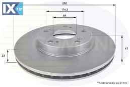 ΔΙΣΚΟΠΛΑΚΑ ΕΜΠΡΟΣΘ.HONDA  ADC0574V 45251SDCA00 45251TA0A00 45251TA0A01