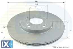 ΕΠΙΧΡΙΣΜΕΝΗ ΔΙΣΚΟΠΛΑΚΑ ΕΜΠΡΟΣΘ.HONDA  ADC0576V 45251TV0E00