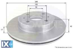 ΔΙΣΚΟΠΛΑΚΑ ΕΜΠΡΟΣΘ.DAIHATSU  ADC0616V 4351297402 4351297402000 43512B1110