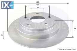 ΔΙΣΚΟΠΛΑΚΑ ΟΠΙΣΘ. SUBARU  ADC0809 26310AA040 26310AA050 26310AA051 26310AA081 26700FE010 26700FE030 26700FE080 26710AC020 26710FA130