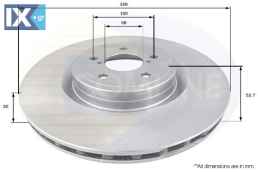 ΔΙΣΚΟΠΛΑΚΑ ΕΜΠΡΟΣΘ.SUBARU  ADC0815V 26300FE000