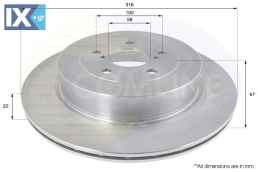 ΔΙΣΚΟΠΛΑΚΑ ΟΠΙΣΘIA SUBURU  ADC0816V 26700FE000