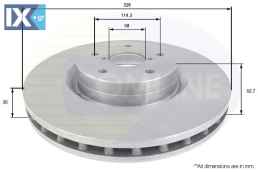 ΔΙΣΚΟΠΛΑΚΑ ΕΜΠΡΟΣΘIA SUBARU  ADC0819V 26300FE070
