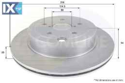 ΔΙΣΚΟΠΛΑΚΑ ΟΠΙΣΘ. SUBARU  ADC0822V 26700FG010
