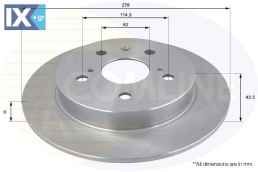 ΔΙΣΚΟΠΛΑΚΑ ΟΠΙΣΘ. SUZUKI  ADC0930 5561155L00 5561155L00000 5561180J01 71750932 71768089