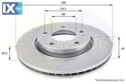 ΕΠΙΧΡΙΣΜΕΝΗ ΔΙΣΚΟΠΛΑΚΑ ΕΜΠΡΟΣΘ.HYUNDAI-K  ADC1041V 517121F000 517122C000 517122E300 517122L000 517123K050 517121D100 517121F000 517121F300 517121H100 517122C000 517123K050