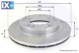 ΔΙΣΚΟΠΛΑΚΑ ΕΜΠΡΟΣΘ.KIA  ADC1049V 0K01133251D 0K01A3325XB