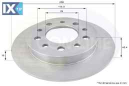 ΔΙΣΚΟΠΛΑΚΑ ΟΠΙΣΘ. HYUNDAI  ADC1057 584112C000