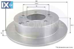 ΔΙΣΚΟΠΛΑΚΑ ΟΠΙΣΘ. HYUNDAI  ADC1066 5841136300 5841139300 5841139600 5841139600AT 5841139300 5841139600