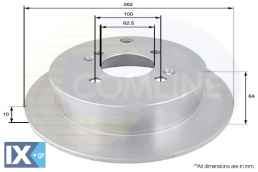 ΕΠΙΧΡΙΣΜΕΝΗ ΔΙΣΚΟΠΛΑΚΑ ΟΠΙΣΘ.  HYUNDAI-K  ADC1078 584111C800 584111C800 584111G300
