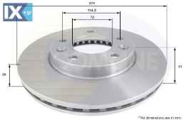 ΔΙΣΚΟΠΛΑΚΑ ΕΜΠΡΟΣΘ.KIA  ADC1091V 0K58B33251