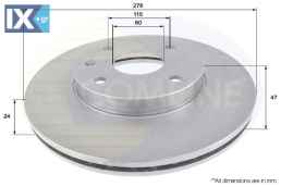 ΔΙΣΚΟΠΛΑΚΑ ΕΜΠΡΟΣΘ.CHEVROLET  ADC1097V 96329364 96329364