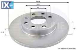 ΔΙΣΚΟΠΛΑΚΑ ΕΜΠΡΟΣΘ. OPEL  ADC1101 569013 569030 844751 90008005 90111242 93182290 93182311 569030 90008031