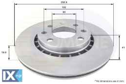 ΔΙΣΚΟΠΛΑΚΑ ΕΜΠΡΟΣΘ.OPEL  ADC1102V 569046 569055 90421727 90511128 569046 569055 90375224 90421727 90511128