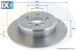 ΕΠΙΧΡΙΣΜΕΝΗ ΔΙΣΚΟΠΛΑΚΑ ΟΠΙΣΘ. NISSAN  ADC1109 4403045 9111045 4320600QAA 4403045 9111045 7700314107