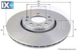 ΔΙΣΚΟΠΛΑΚΑ ΕΜΠΡΟΣΘ.OPEL  ADC1115V 9191247 93171500 569004 93171500 569004