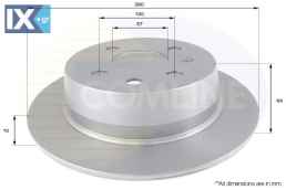 ΔΙΣΚΟΠΛΑΚΑ ΟΠΙΣΘ. OPEL  ADC1119 569206 90345699 90421872 93182294 569206 90421872 93182294