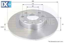ΔΙΣΚΟΠΛΑΚΑ ΕΜΠΡΟΣΘ.OPEL  ADC1120 90497303 9117676 569058