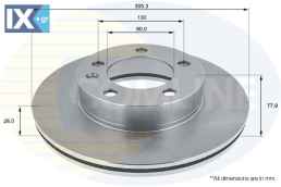 ΕΠΙΧΡΙΣΜΕΝΗ ΔΙΣΚΟΠΛΑΚΑ ΕΜΠΡΟΣΘ.RENAULT  ADC1125V 4403038 9111038 4020600QAD 4403038 9111038 7700314064