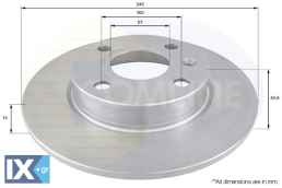 ΕΠΙΧΡΙΣΜΕΝΗ ΔΙΣΚΟΠΛΑΚΑ ΟΠΙΣΘ. OPEL  ADC1134 569112 9196592 569112 9196592