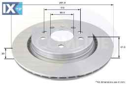 ΔΙΣΚΟΠΛΑΚΑ ΟΠΙΣΘ. FIAT-SAAB  ADC1136V 46836490 569114 9191336 93171778 569114 93171778 46836490 71772548 12762291 9191336 93188378