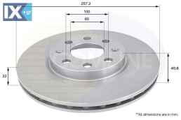 ΕΠΙΧΡΙΣΜΕΝΗ ΔΙΣΚΟΠΛΑΚΑ ΕΜΠΡΟΣΘ.FIAT-OPEL  ADC1138V 569024 93188917 93197241 13317922 569024 569065 93197241 55700920 55700921