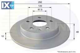 ΕΠΙΧΡΙΣΜΕΝΗ ΔΙΣΚΟΠΛΑΚΑ ΟΠΙΣΘ. OPEL  ADC1145 13501302 13501312 13502198 569025 569028 569127 13501302 13502198 569025 569127