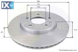 ΕΠΙΧΡΙΣΜΕΝΗ ΔΙΣΚΟΠΛΑΚΑ ΕΜΠΡΟΣΘ.CHEVROLET  ADC1146V 20955857 4801850 96625948 20955857 4801850 4808848 4808848 96625948