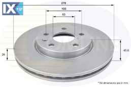 ΕΠΙΧΡΙΣΜΕΝΗ ΔΙΣΚΟΠΛΑΚΑ ΕΜΠΡΟΣΘ.OPEL-CHEV  ADC1151V 13502044 13502045 509069 569069 13502044 13502045 509069 569073