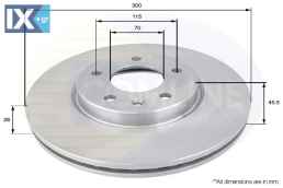 ΕΠΙΧΡΙΣΜΕΝΗ ΔΙΣΚΟΠΛΑΚΑ ΕΜΠΡΟΣΘ.CHEVROLET  ADC1153V 13502051 13502052 1350252 13503988 23118060 569070 569082 13502051 13502052 13503988 23118060 569070 569076 569082 569098