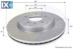 ΔΙΣΚΟΠΛΑΚΑ ΟΠΙΣΘ. OPEL  ADC1156V 13502866 13586855 569090 13502866 569090