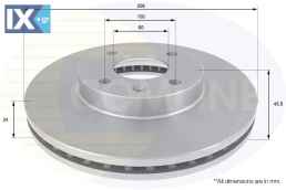 ΔΙΣΚΟΠΛΑΚΑ ΕΜΠΡΟΣΘ.CHEVROLET  ADC1158V 13502001