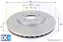 ΕΠΙΧΡΙΣΜΕΝΗ ΔΙΣΚΟΠΛΑΚΑ ΕΜΠΡΟΣΘ. OPEL  ADC1159V 13502826 13586854 569077 569092 13502826 13586854 569077 569092