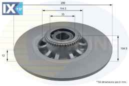 ΔΙΣΚΟΠΛΑΚΑ ΟΠΙΣΘ. OPEL - RENAULT  ADC1164 4422288 95516956 95523187 432007343R 432022742R 6000620071