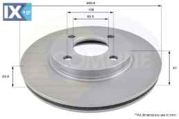 ΔΙΣΚΟΠΛΑΚΑ ΕΜΠΡΟΣΘ.FORD  ADC1202V 1514233 1757848 5026784 93BX1125AC
