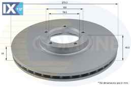 ΕΠΙΧΡΙΣΜΕΝΗ ΔΙΣΚΟΠΛΑΚΑ ΕΜΠΡΟΣΘ.FORD  ADC1205V 1514235 5025611 5029816 5209816