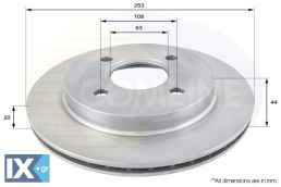 ΔΙΣΚΟΠΛΑΚΑ ΟΠΙΣΘ. FORD  ADC1217V 1025911 1514236 4115996 5026786 93BX2A315AD F5RZ2C026A