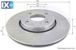 ΔΙΣΚΟΠΛΑΚΑ ΕΜΠΡΟΣΘ.FORD  ADC1218V 1513979 4056031 4070864 5026785 6676462