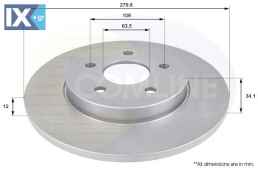 ΕΠΙΧΡΙΣΜΕΝΗ ΔΙΣΚΟΠΛΑΚΑ ΟΠΙΣΘ. FORD  ADC1219 1323102 1376138 1464914 1465619 1506339 1676983 4098427 4098428 4110588 4143445 4176921 4179406 7S712A315BA 7S7J2A315BB C2S35271 C2S42668 C2S49730 C2S52088
