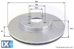 ΔΙΣΚΟΠΛΑΚΑ ΕΜΠΡΟΣΘ.FORD  ADC1220V 1388257 4097477 4097478 4110587 4179398 4181042 4328921 4410264 C2S4566