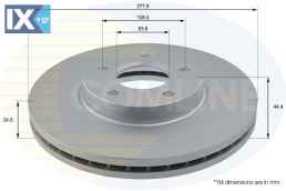ΕΠΙΧΡΙΣΜΕΝΗ ΔΙΣΚΟΠΛΑΚΑ ΕΜΠΡΟΣΘ.FORD  ADC1221V 1361298 1361300 2T141125CC 2T141125EC 4367104 4367105 4367106 4455980 4457985